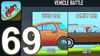 Hill Climb Racing - Gameplay Walkthrough Part 69 - Vehicle Battle (iOS, Android)