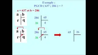 Calculer un PGCD  -  Algorithme d' EUCLIDE   -  Math&eacute;matiques 3&egrave;me