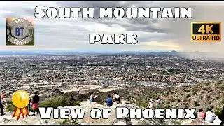 [4K] South Mountain Park - The Best View of Phoenix, Arizona