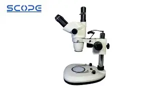 Magnification 6.5X~55X Lab Instrument Zoom Stereo Microscope