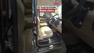 POV: Вы только что начали новое болеро Mahindra #overdrive #mahindra
