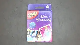 UNO Disney Princess Card Game Opening