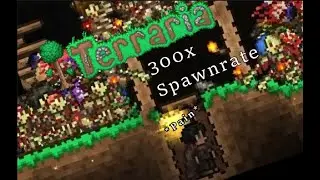 Terraria But Mobs Spawnrates Are Increased By 300x