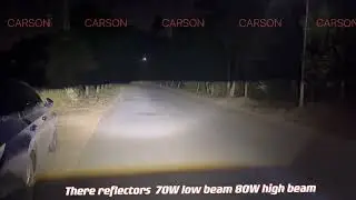 CARSON-CS9, 9+1+1 Osram LED, 70W low beam, 80W high beam