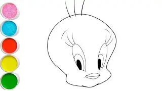 cute sweety Bird Drawing, Painting & Coloring For Kids and Toddlers_ Child Art 🎨🌈