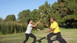 Learn short stick techniques with Grand Master Chet!