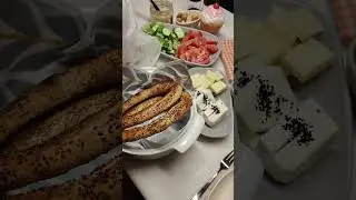 Calm Sunday Breakfast / Izmir Gevregi & Tea Vibes  #turkishbreakfast #shortvideo #streetfood