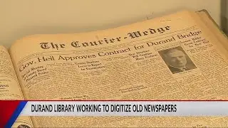 Durand Community Library digitizing its collection of newspapers