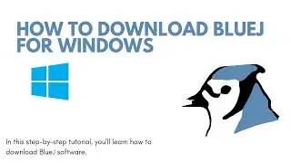 Downloading BlueJ in Windows