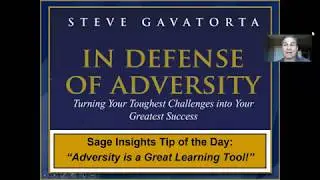Adversity is a Great Learning Tool | In Defense of Adversity | Sage Insights Tip of the Day