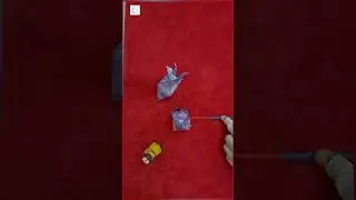 paper craft mini paper rocket 🚀 #papercraft #origami