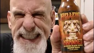 KRANKED Hot Sauce by Hellfire! If you dig reapers and black garlic is NIRVANA! Did I mention HOT??!!
