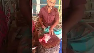 Best quality mutton cutting// Goat meat shop for mutton cutting 