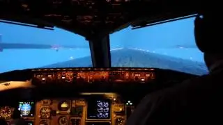 Snowy departure B757-200 at Lulea Sweden