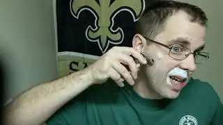 Midweek Shave! Mitchell's Wool fat, slim adjustable.