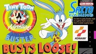 Tiny Toon Adventures: Buster Busts Loose! (SNES) Complete Playthrough (Challenge difficulty)