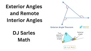 Exterior Angles and Remote Interior Angles