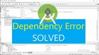 android studio dependency mismatch Error solution