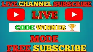 🔴 Live YouTube Channel Cheking and free subscribe