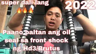 Paano paltan ang oil seal sa front shock ng Kawasaki hd3/Brutus ???eto na 2022