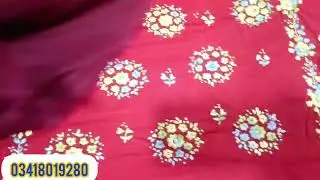 Dhanak and slub khaddar hand embroidered 