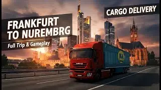 Frankfurt to N&uuml;remberg | Cargo Delivery | Euro Truck Simulator 2 | German Roads