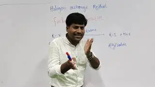 Halogen exchange reaction