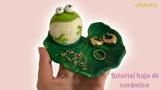 Cer&aacute;mica: Cuenco en forma de hoja (Tutorial completo) #masaflexible