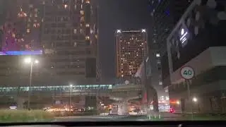 Dubai Tecom  summer night