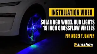 Новая модель Y Juniper Wheel Hub Lights с солнечной RGB-подсветкой для 19-дюймовых колес Crossflow