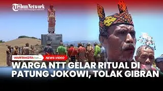 Warga Sunu NTT Gelar Ritual dan Berdoa di Patung Jokowi, Tolak Gibran Jadi Cawapres