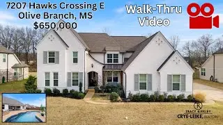 Inside a Luxury Home in the Lewisburg District of Olive Branch, MS | $650,000 | Saltwater Pool 💦