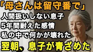 77歳決断。「母さんは今回も留守番ね」孫の誕生日すら祝わせてもらえない   息子夫婦が出かけた夜、5年耐えた感情が爆発。翌朝、私の行動に彼らは青ざめた【60代以上の方へ⧸老後の幸せ⧸シニア】