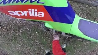 Trialera Aprilia Climber 280. Montes de Zaratamo en Bizkaia