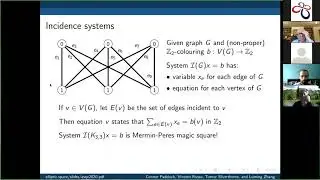 Operator solutions for linear systems mod p