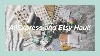 aliexpress & etsy stationery haul - july 2018