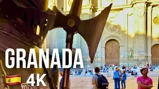 Paseo por Granada 4K 🇪🇸 | Centro hist&oacute;rico, Catedral y Capilla Real