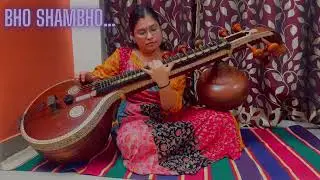 Bho Shambho | Veena | #veena #lordshiva #carnaticmusic #instrumentalmusic #dayanandsaraswati
