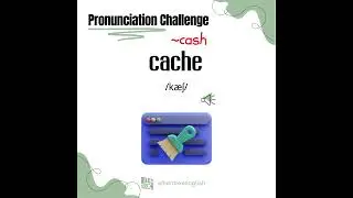 Pronunciation Challenge #cache | How to pronounce this? #shorts