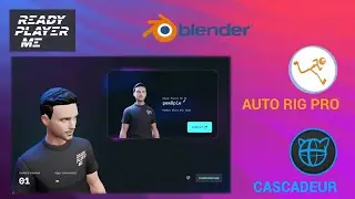 Blender  to Cascadeur to Blender | Rigging pewdiepie in Blender |  Blender ARP Retargeting  - Part02