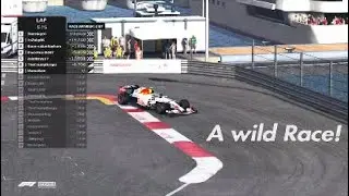 Crazy Monaco First lap! (Crashes everywhere) F1 2021 Online