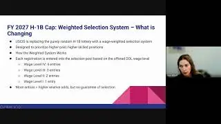H-1B Cap FY 2027 - 2 Important Updates