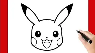 HOW TO DRAW PIKACHU'S FACE