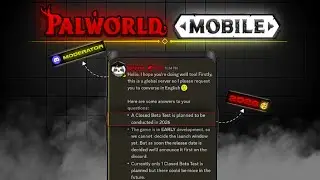 PALWORLD MOBILE CLOSED BETA 🚨 | MASSIVE CONFIRMATION BY DISCORD MOD 🔥