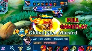 Global top 1 build Alucard gameplay KDA. 26.0.2 PLUS MANIAC🔥💀🔥