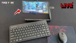 Handcam+Keyboard/Mouse ✋ Fast Glowall & Headshots | FF Custom Live