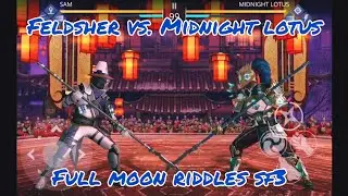 Feldsher vs. Midnight lotus. Full moon riddles shadow fight 3. This event is too good!!