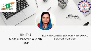 Backtracking search on CSP|Gulshan Banu.A|SNS Institutions