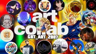 Collab with subscribers✌️part-1 announcement 💫#gbtart2007 #artcollab #collabwithsubscribers #video