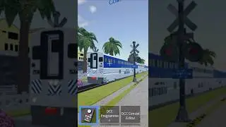Amtrak Surfliner with CDTX #6953 flys through Encinitas Ft. Foamers #amtrak #robloxtrains